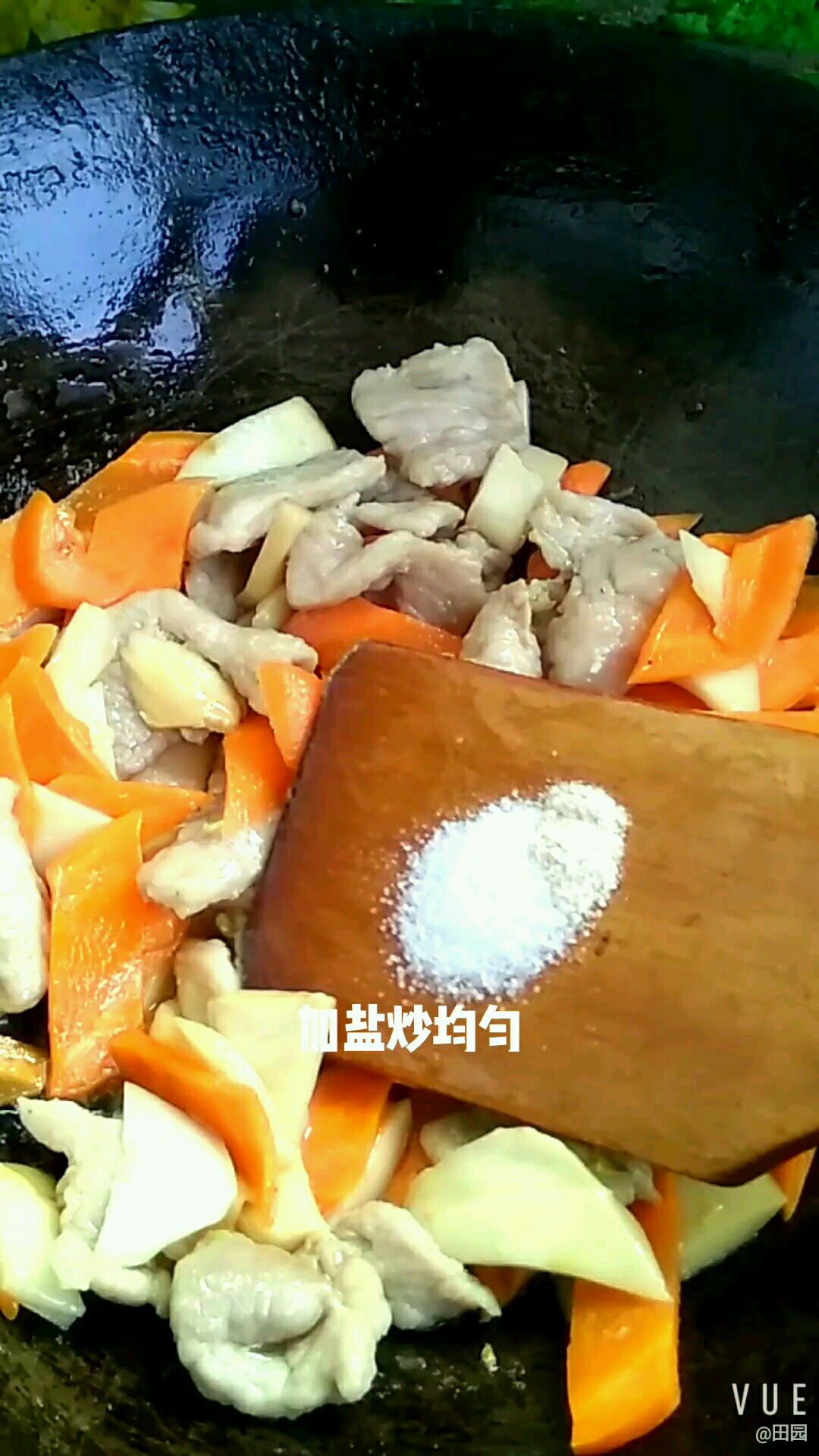 里脊肉炒時(shí)蔬的做法-咸鮮味炒菜譜
