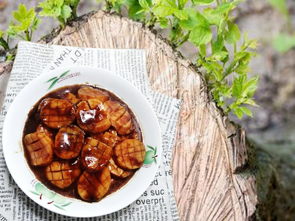 醬燒杏鮑菇的做法-咸鮮味燒菜譜