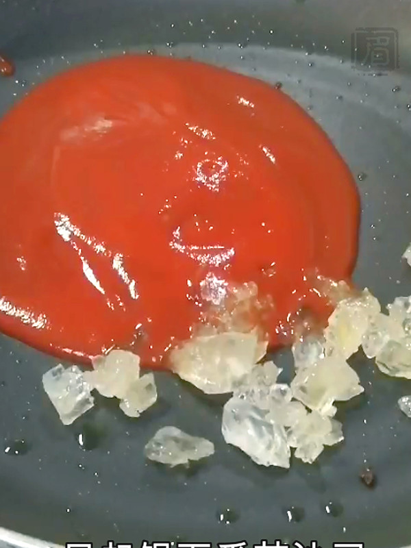 茄汁脆皮豆腐的做法-酸甜味煎菜譜