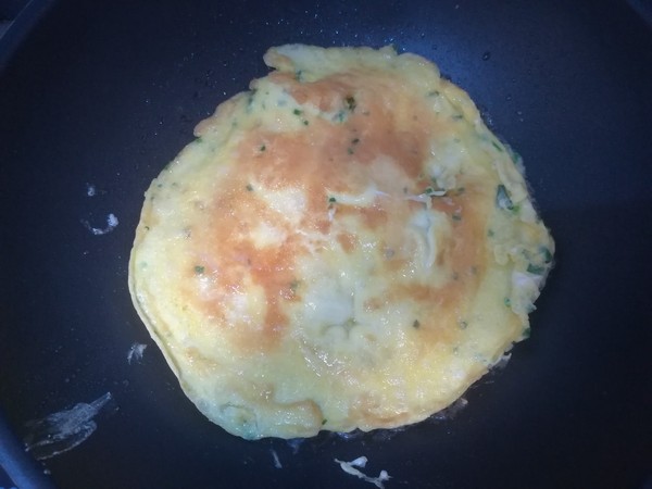 蔥花煎蛋的做法-咸鮮味煎菜譜