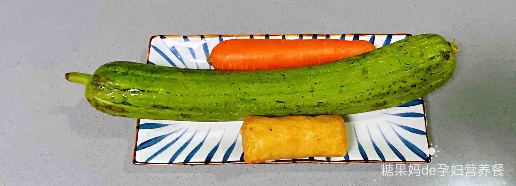 【孕婦食譜】絲瓜燴魚餅，甜鮮美味，色澤鮮艷、低脂又營養～的做法-咸鮮味燴菜譜