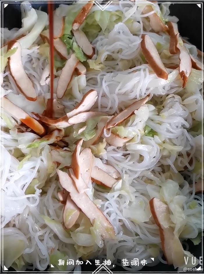 卷心菜雞蛋炒粉干的做法-家常味炒菜譜