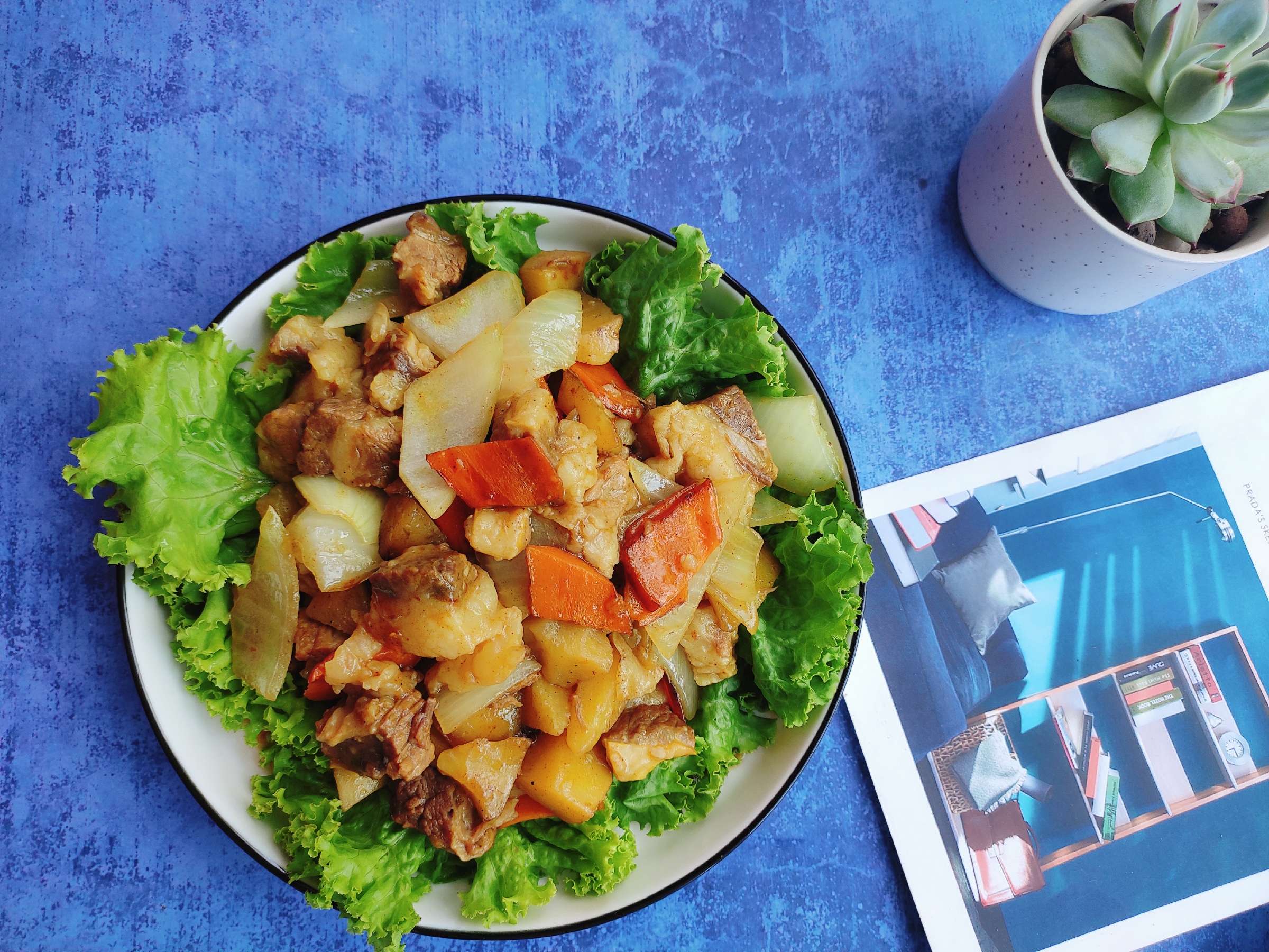 咖喱牛腩的做法-咖喱味燉菜譜