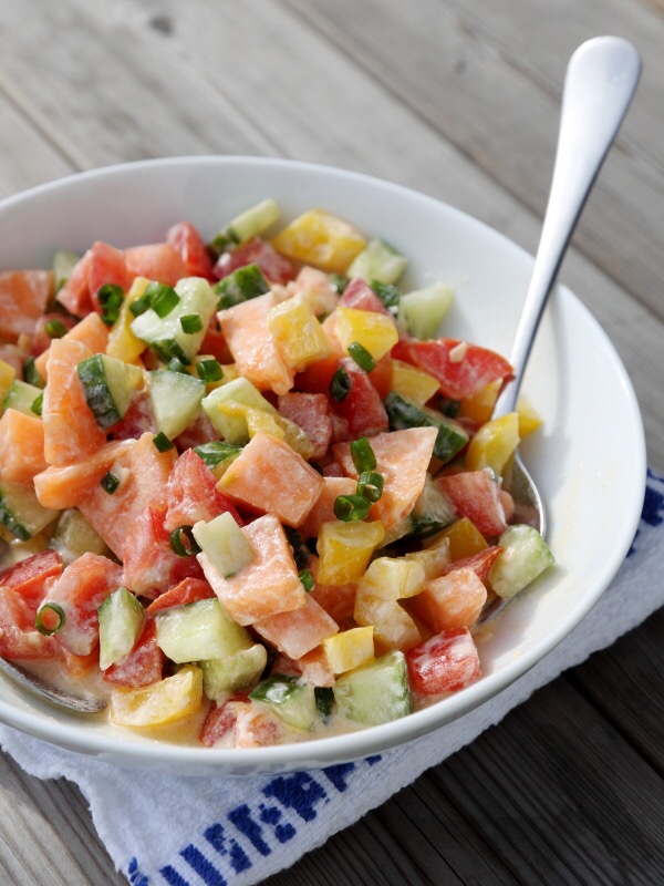 酸奶蔬果沙拉的做法-家常味其它工藝菜譜