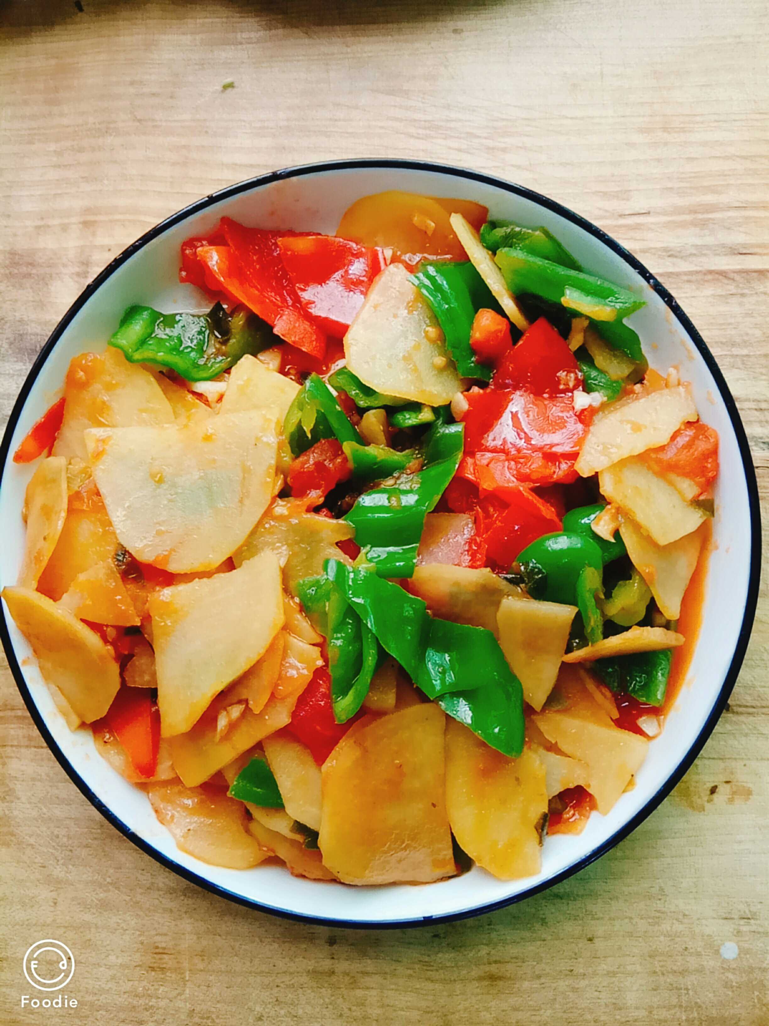 美味土豆片的做法-家常味炒菜譜