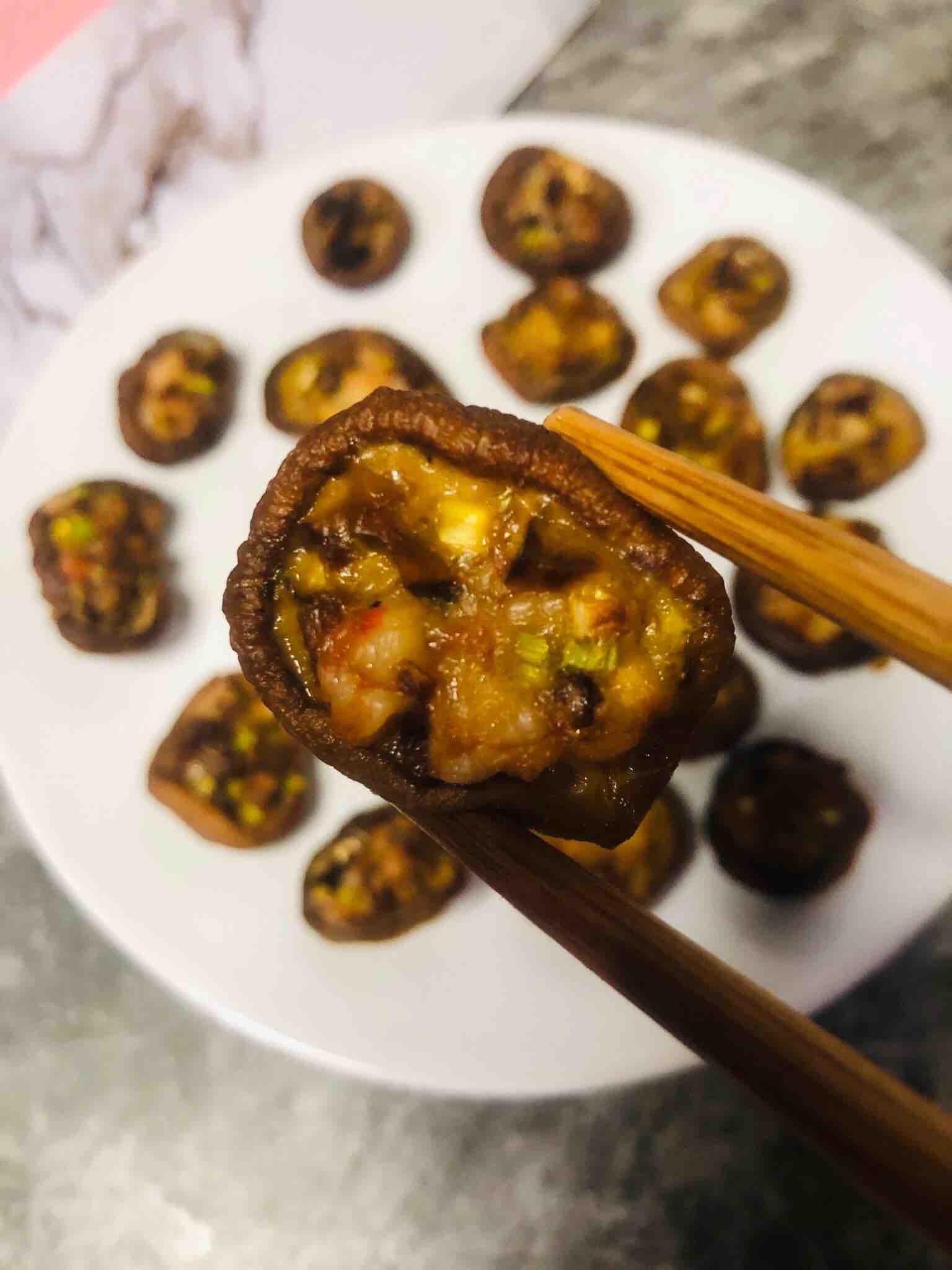 香菇蝦泥堡的做法-咸鮮味烤菜譜