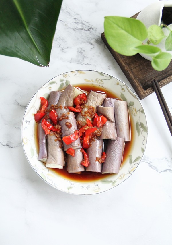 蘸汁蒸茄子，茄子的家常吃法的做法-咸鮮味蒸菜譜