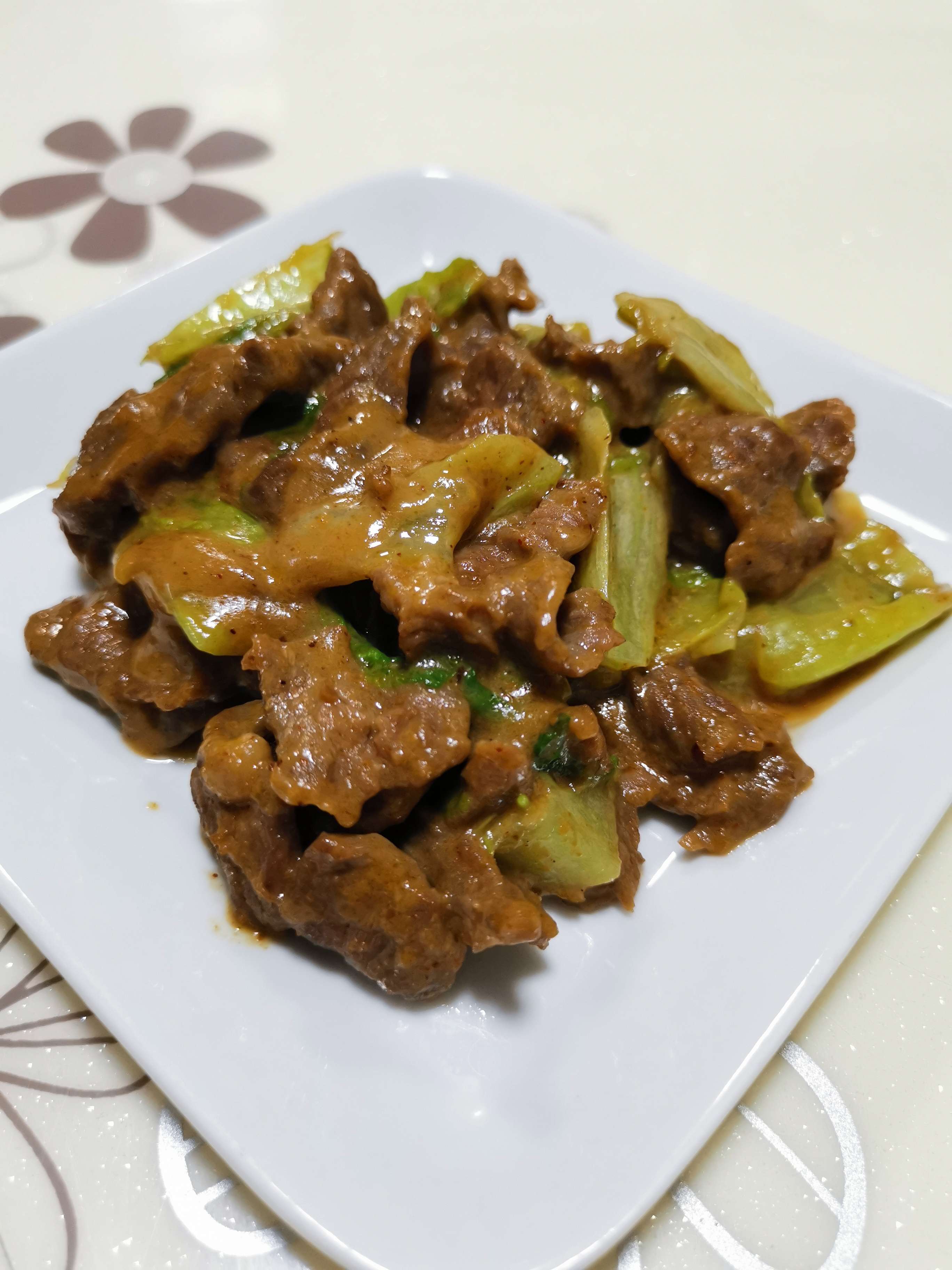 沙茶牛肉的做法-家常味炒菜譜