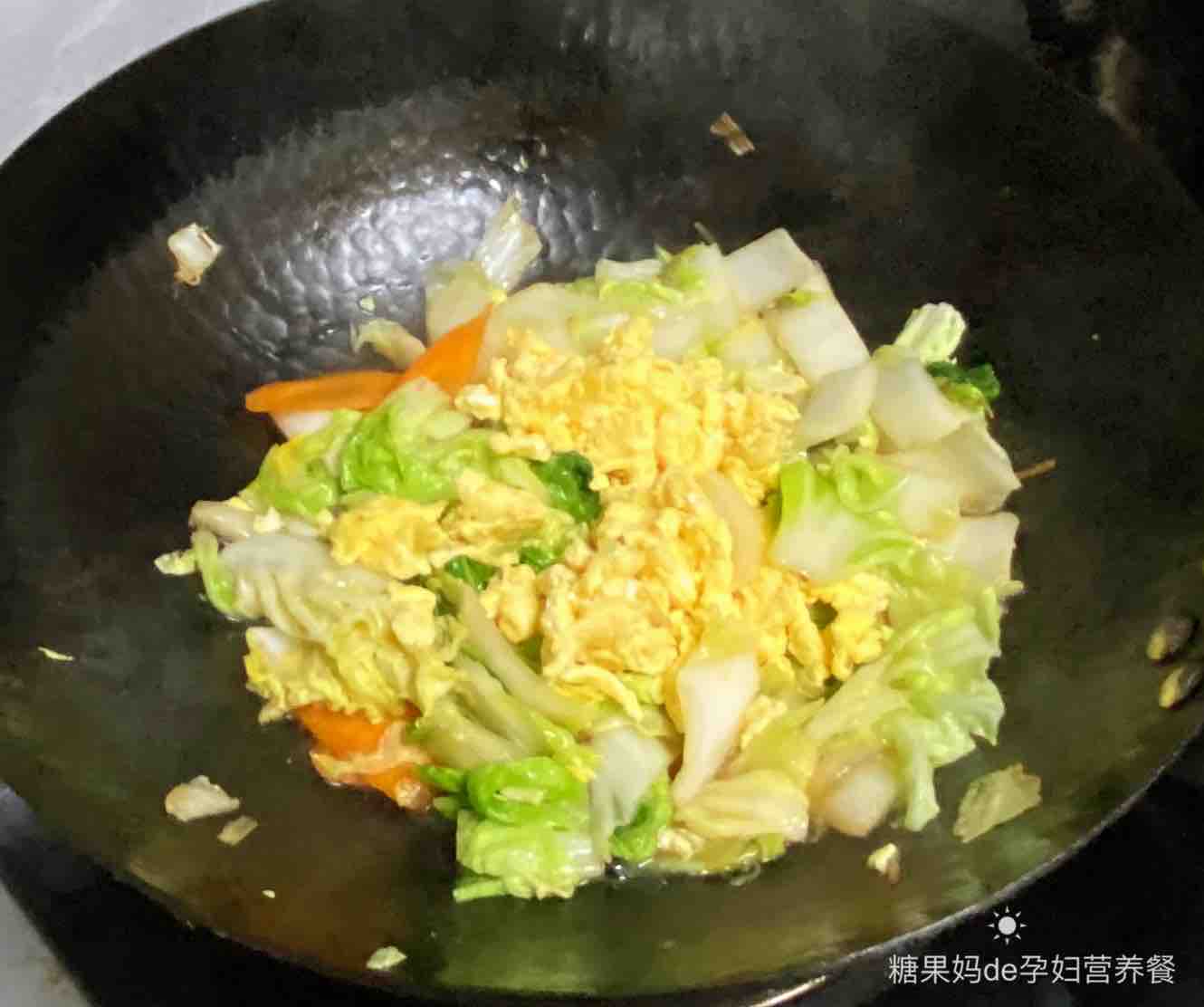 【孕婦食譜】小白菜炒雞蛋，清爽不油膩，營養又健康～的做法-家常味炒菜譜
