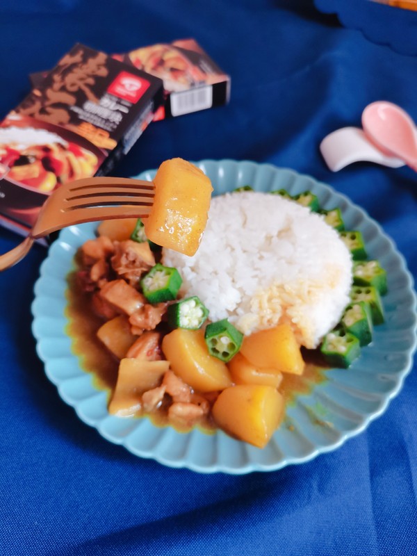 咖喱土豆燜雞的做法-咖喱味燒菜譜