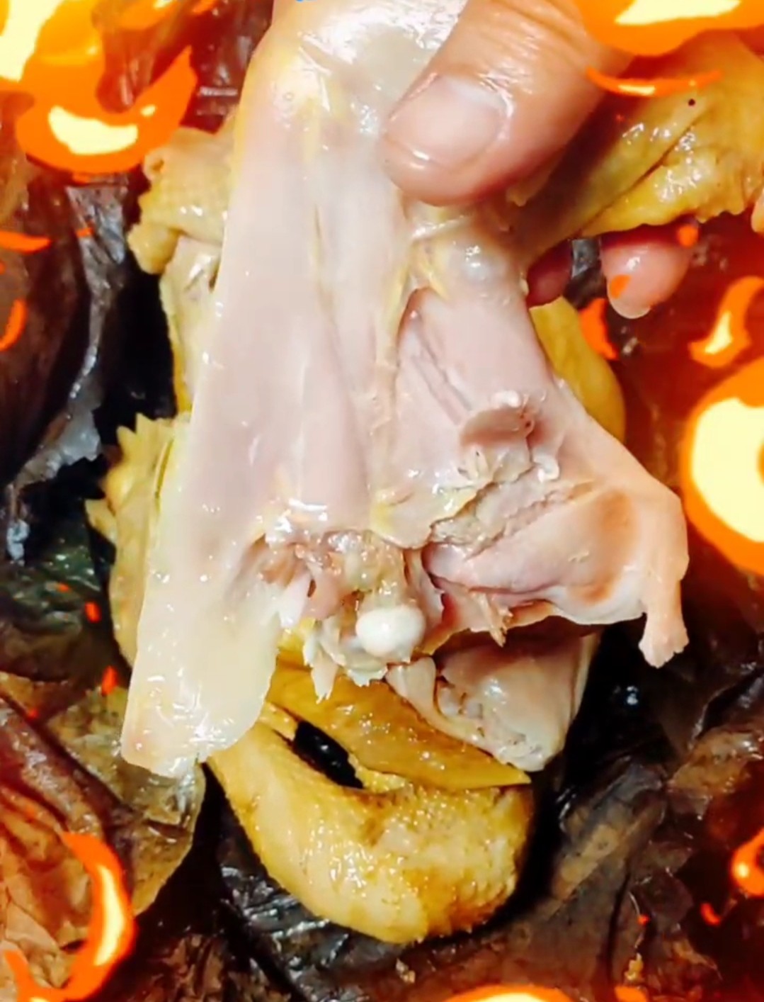 荷葉叫花雞的做法-家常味烤菜譜