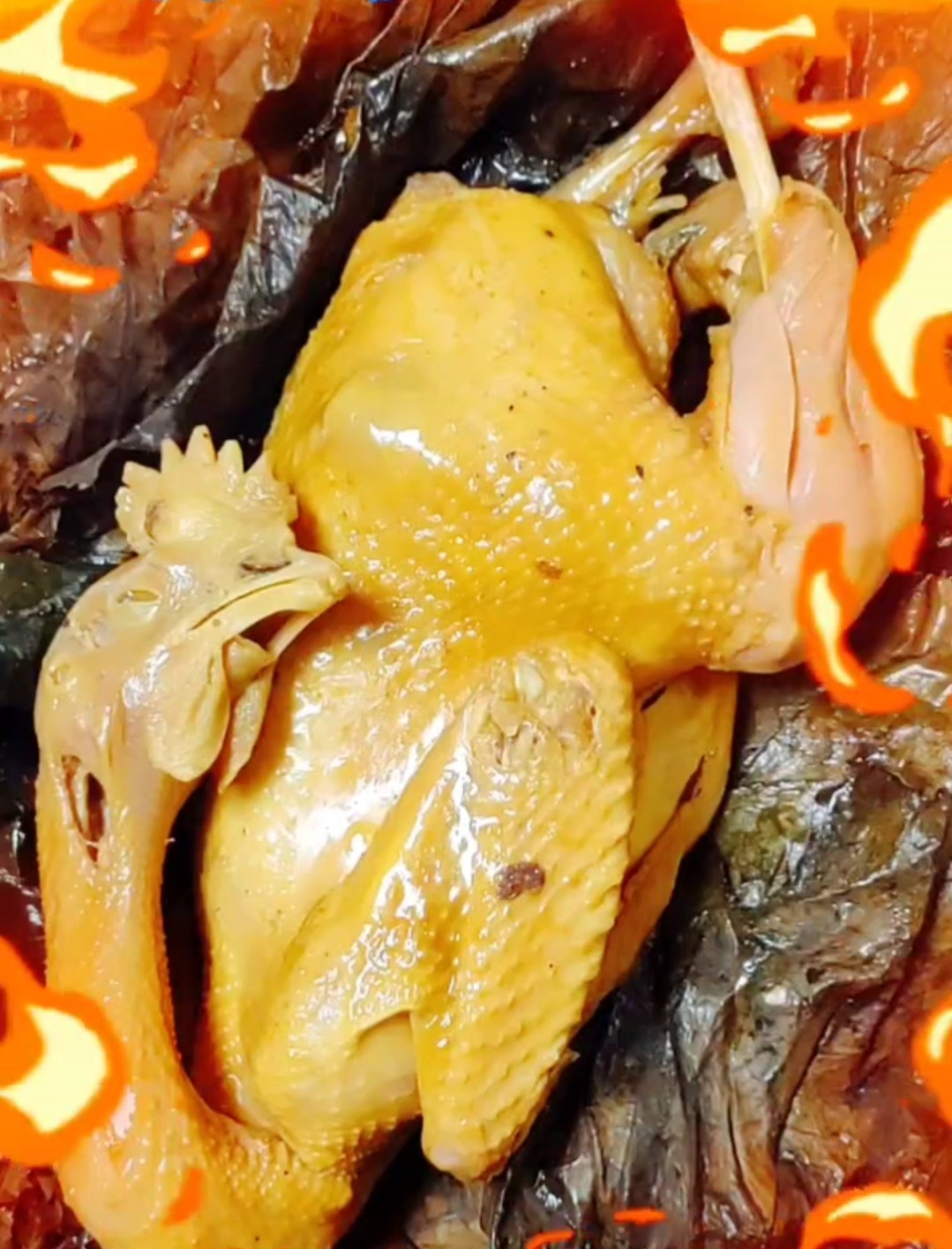 荷葉叫花雞的做法-家常味烤菜譜