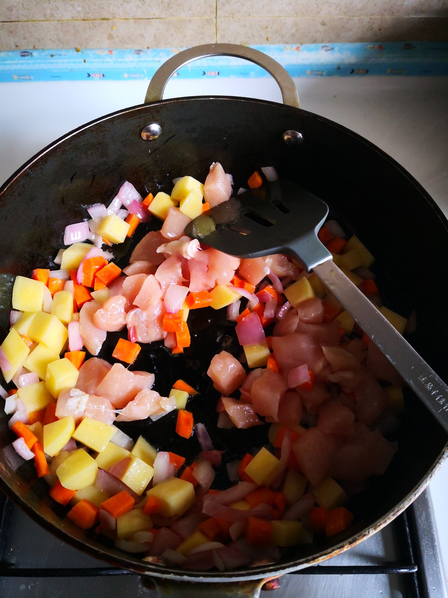 咖喱雞胸肉的做法-咖喱味炒菜譜