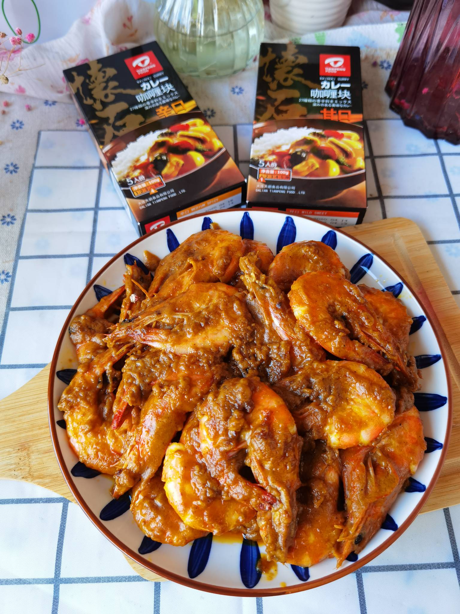 泰式咖喱蝦的做法-咸鮮味炒菜譜