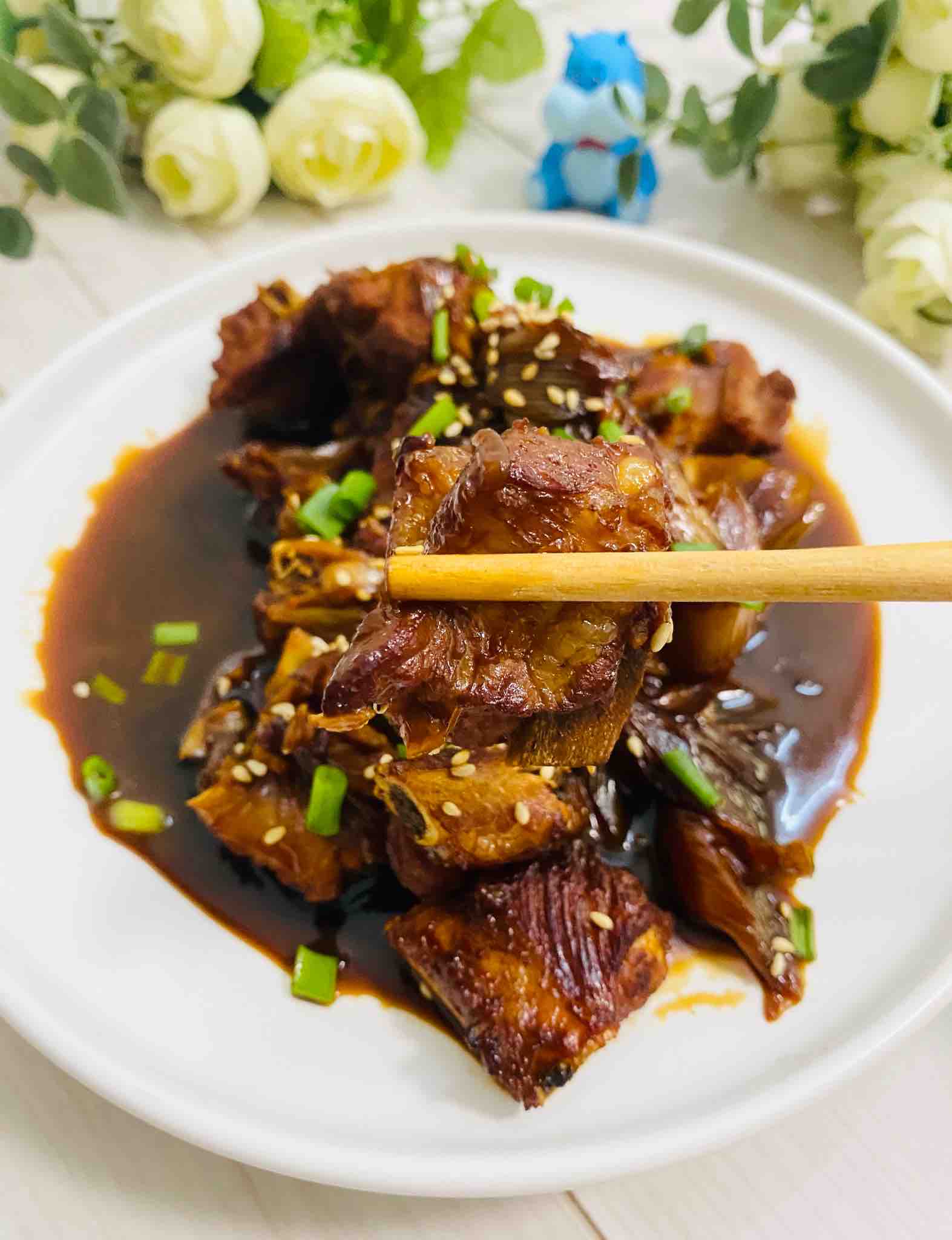 醬燜排骨，貼秋膘的做法-家常味煮菜譜