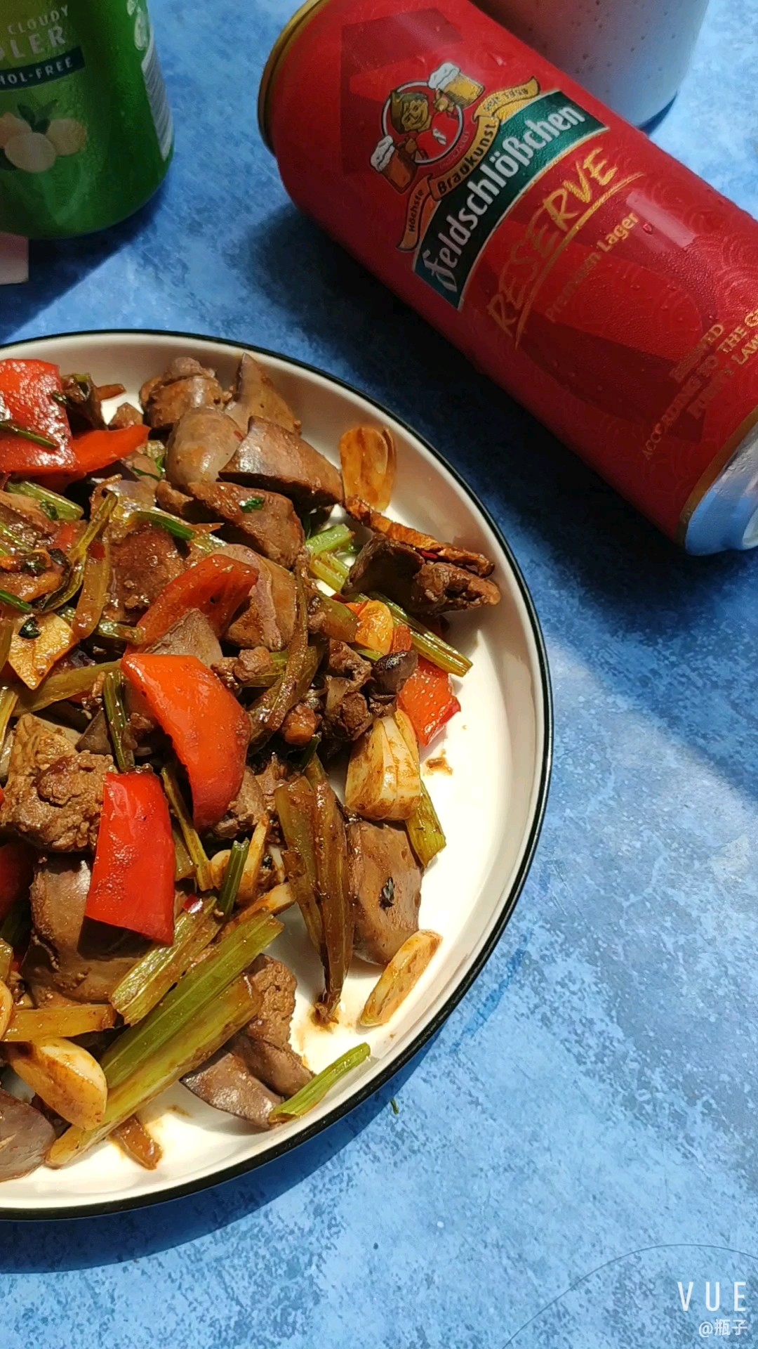 啤酒燒雞肝的做法-豆瓣味燒菜譜