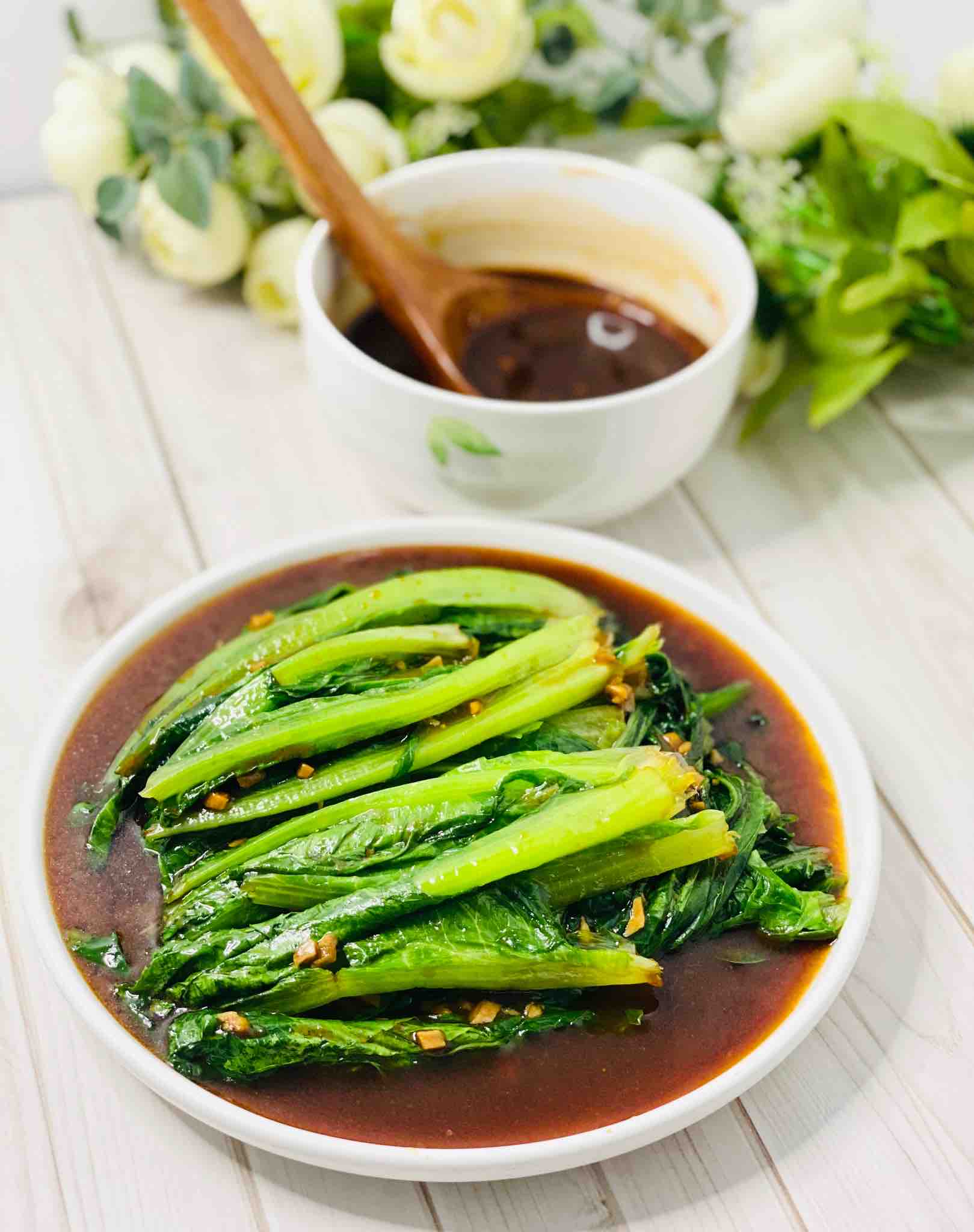 家常菜，醬拌油麥菜的做法-家常味煮菜譜