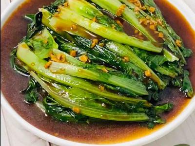 家常菜，醬拌油麥菜的作法-家常味煮菜譜