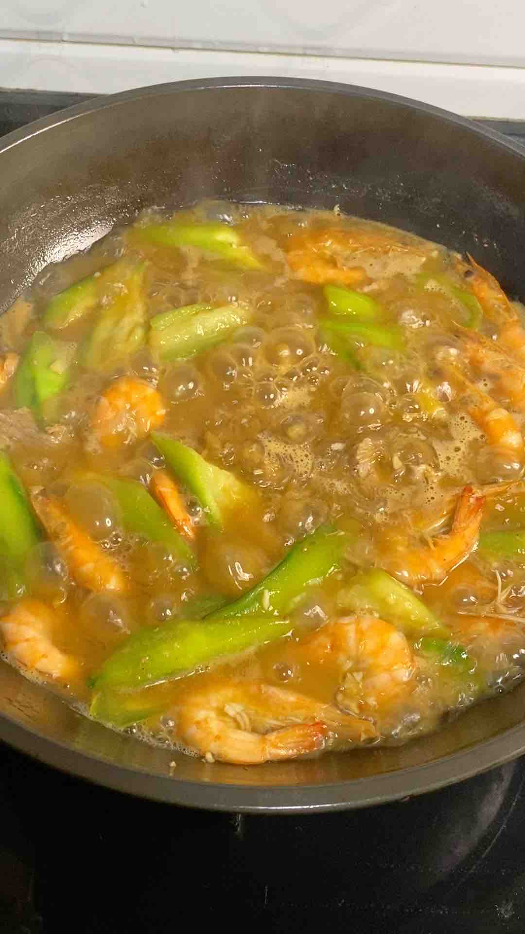 海鮮絲瓜粉絲煲的做法-家常味煮菜譜