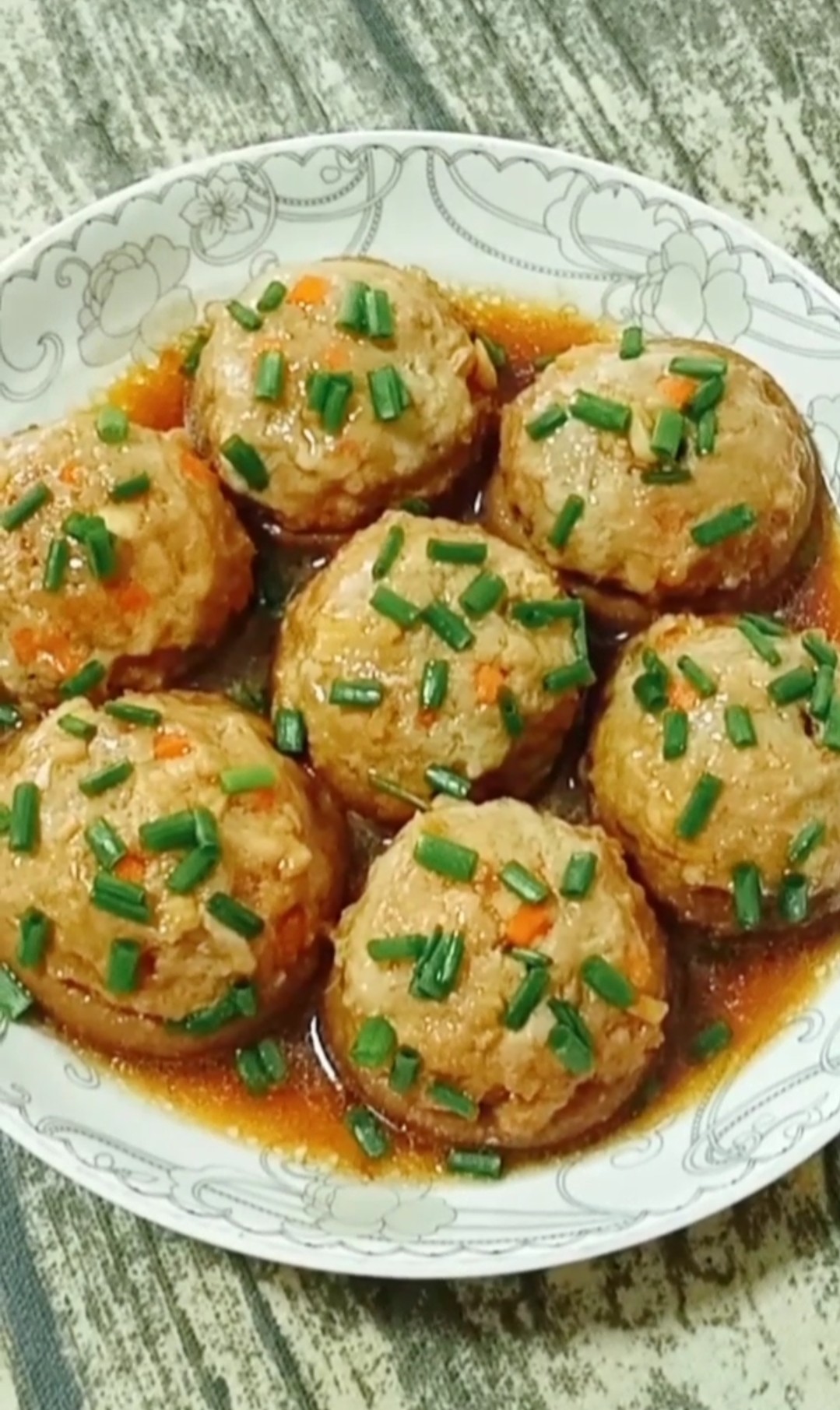 香菇釀肉 (燉）的做法-家常味燉菜譜