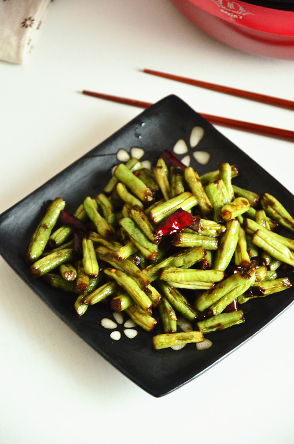 干煸蕓豆的做法-家常味炒菜譜
