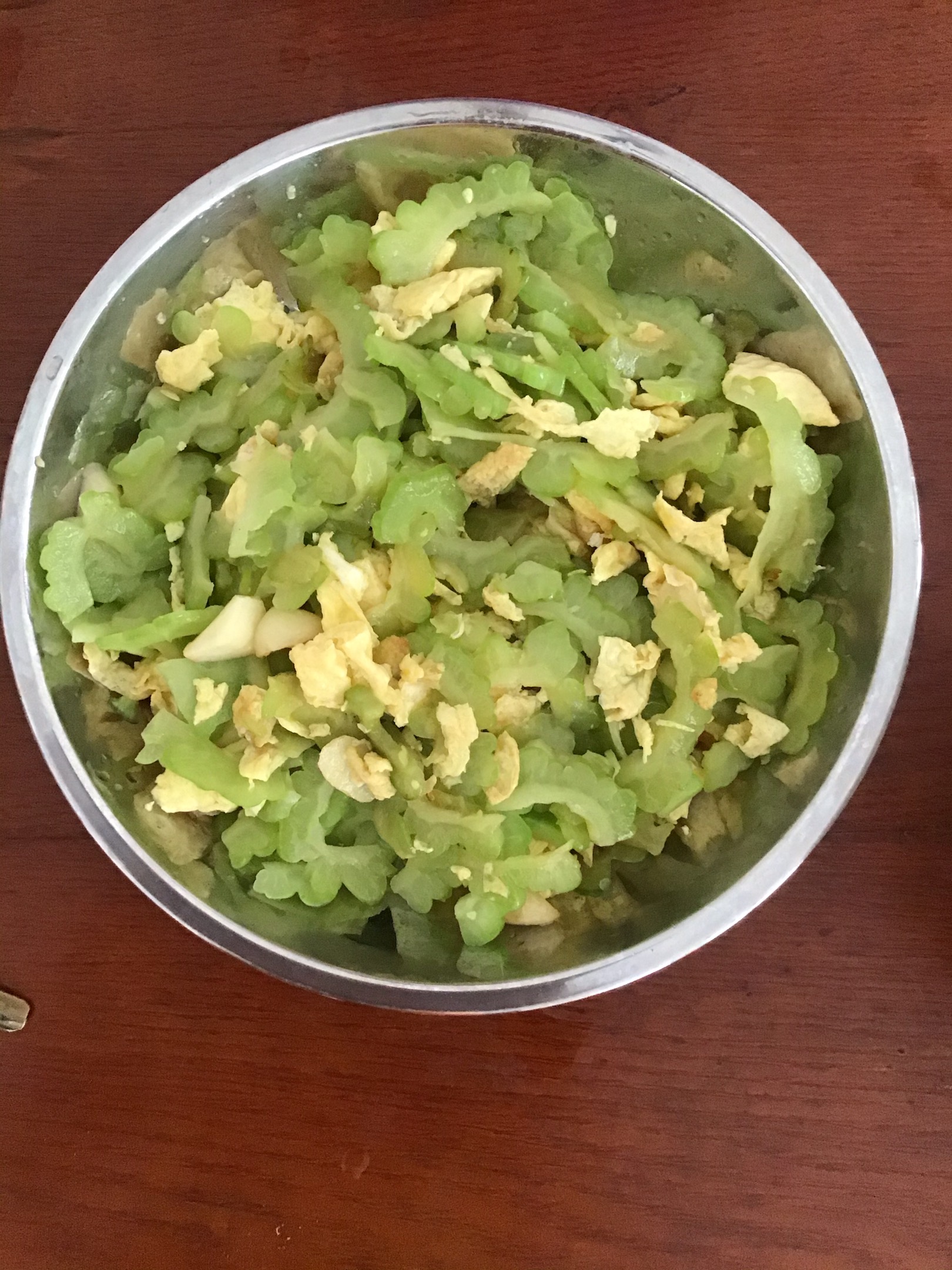 苦瓜炒雞蛋的做法-家常味炒菜譜