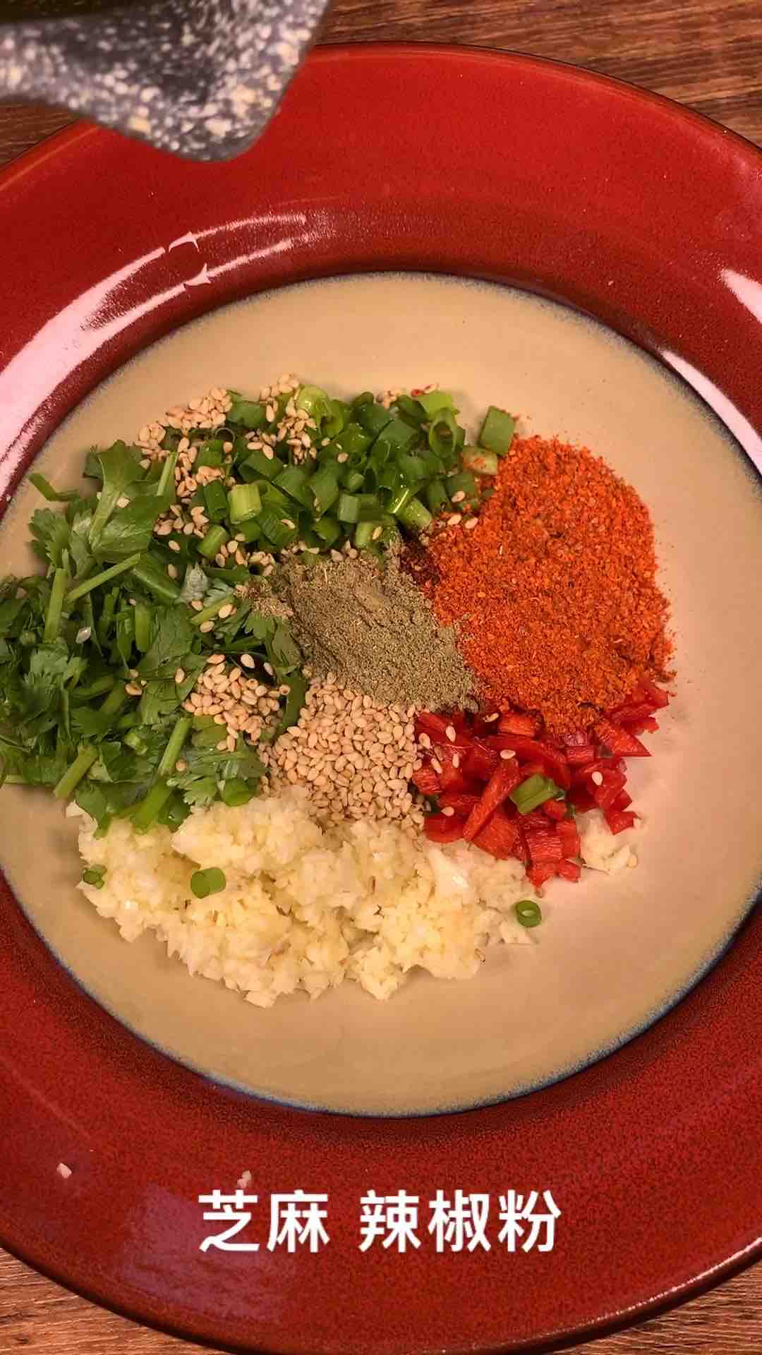 流汁麻醬寬粉的做法-香辣味拌菜譜