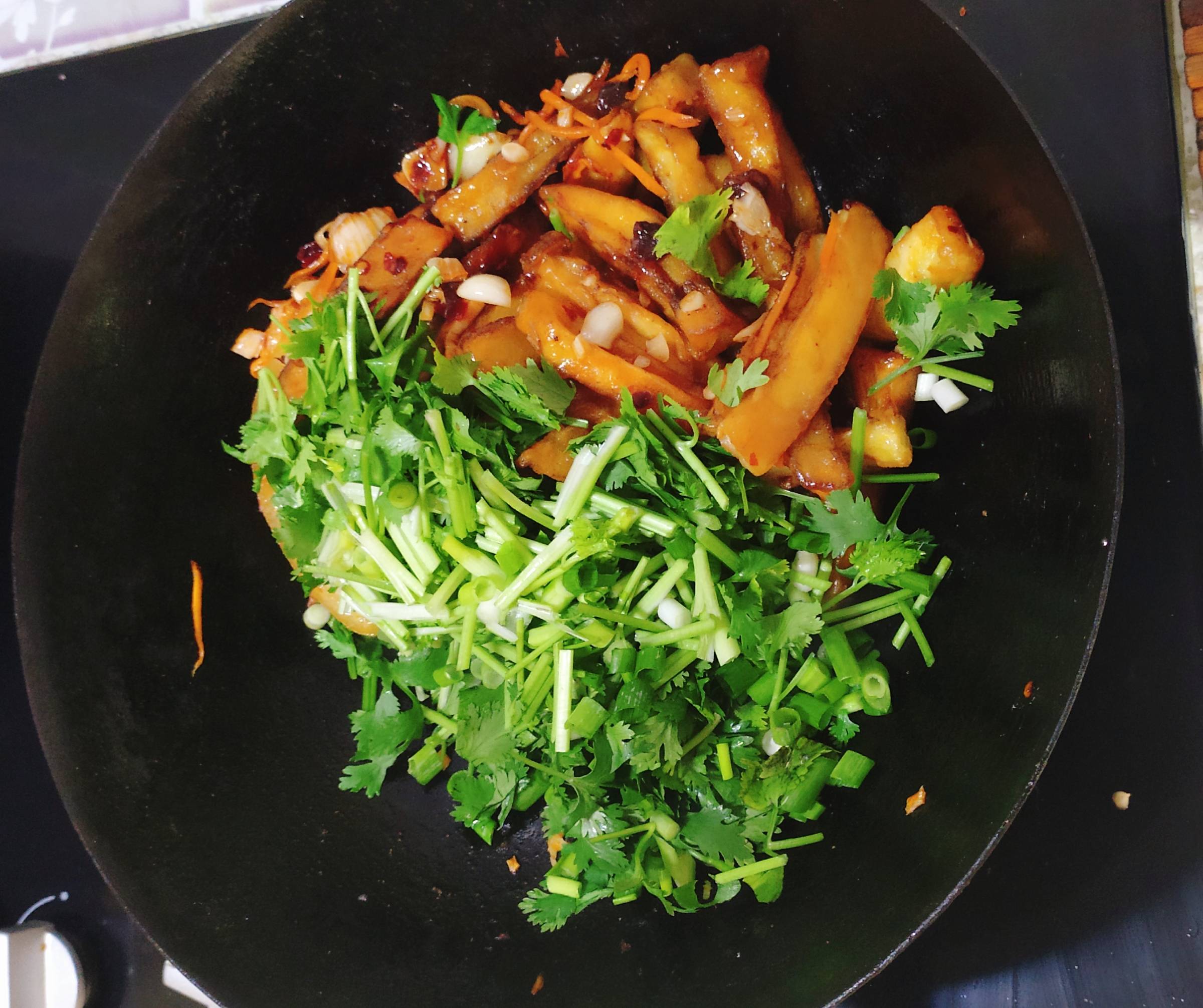 魚香茄條的做法-酸甜味炸菜譜