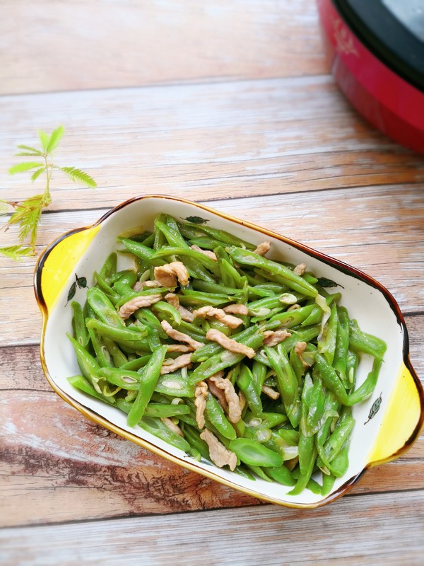 豆角炒肉絲的做法-家常味炒菜譜