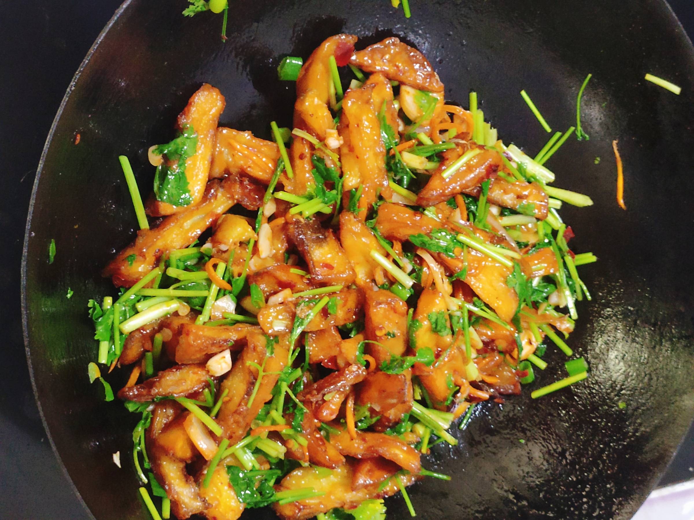 魚香茄條的做法-酸甜味炸菜譜