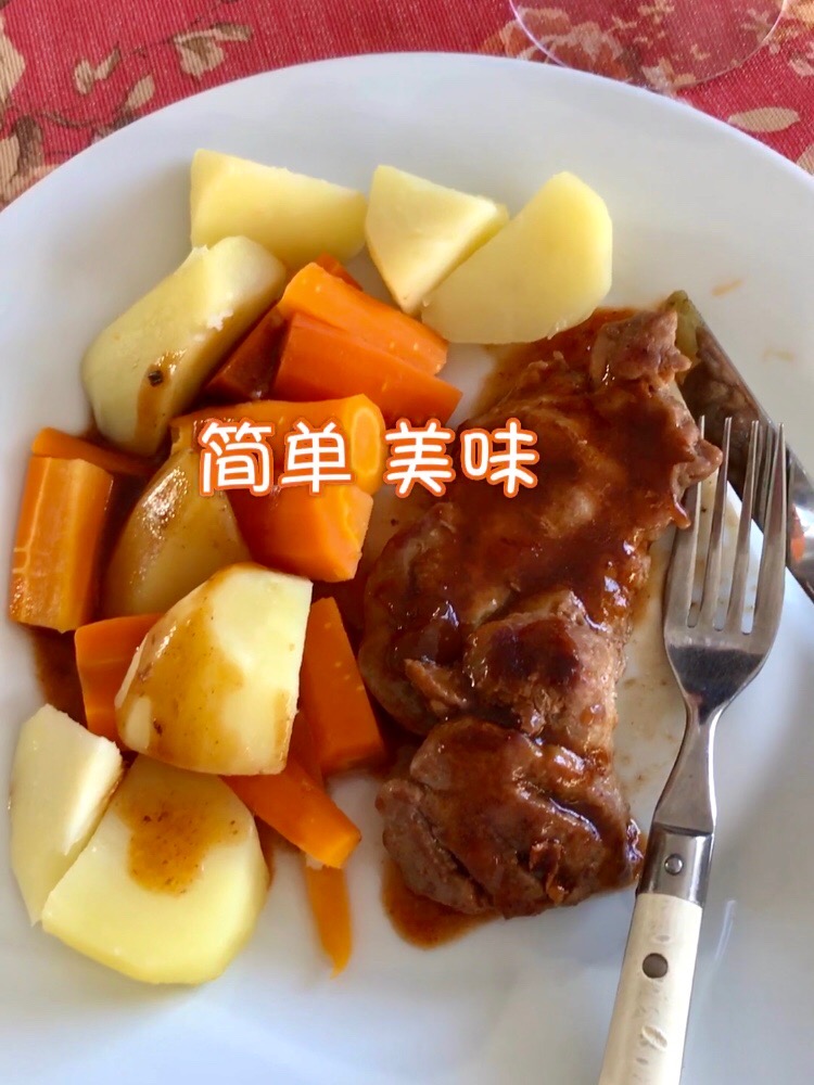 豬排西餐盤的做法-家常味其它工藝菜譜