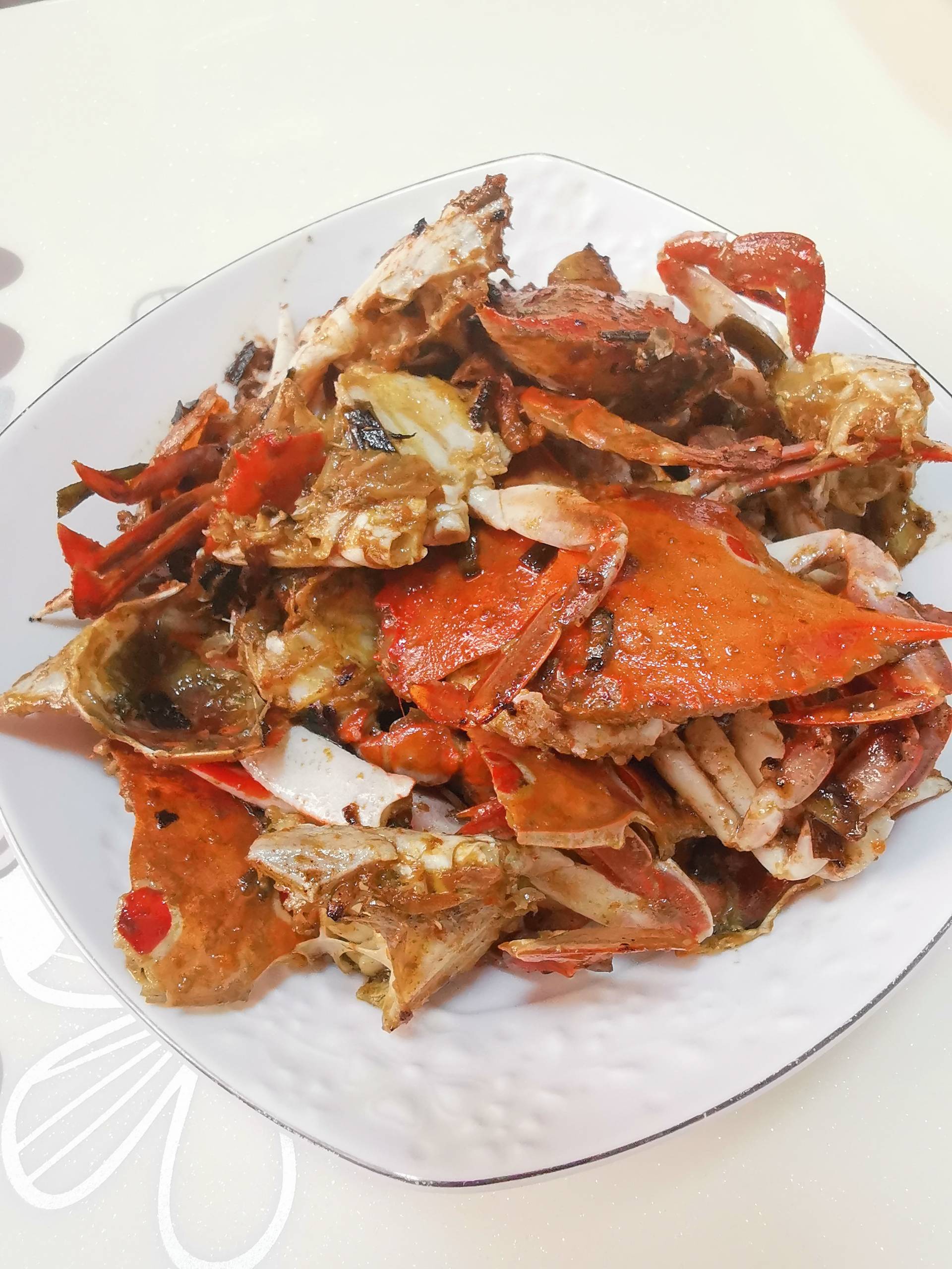 爆炒三目蟹的做法-咸鮮味炒菜譜