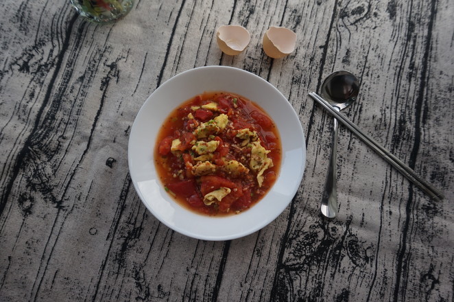 番茄釀雞蛋的做法-酸甜味炒菜譜