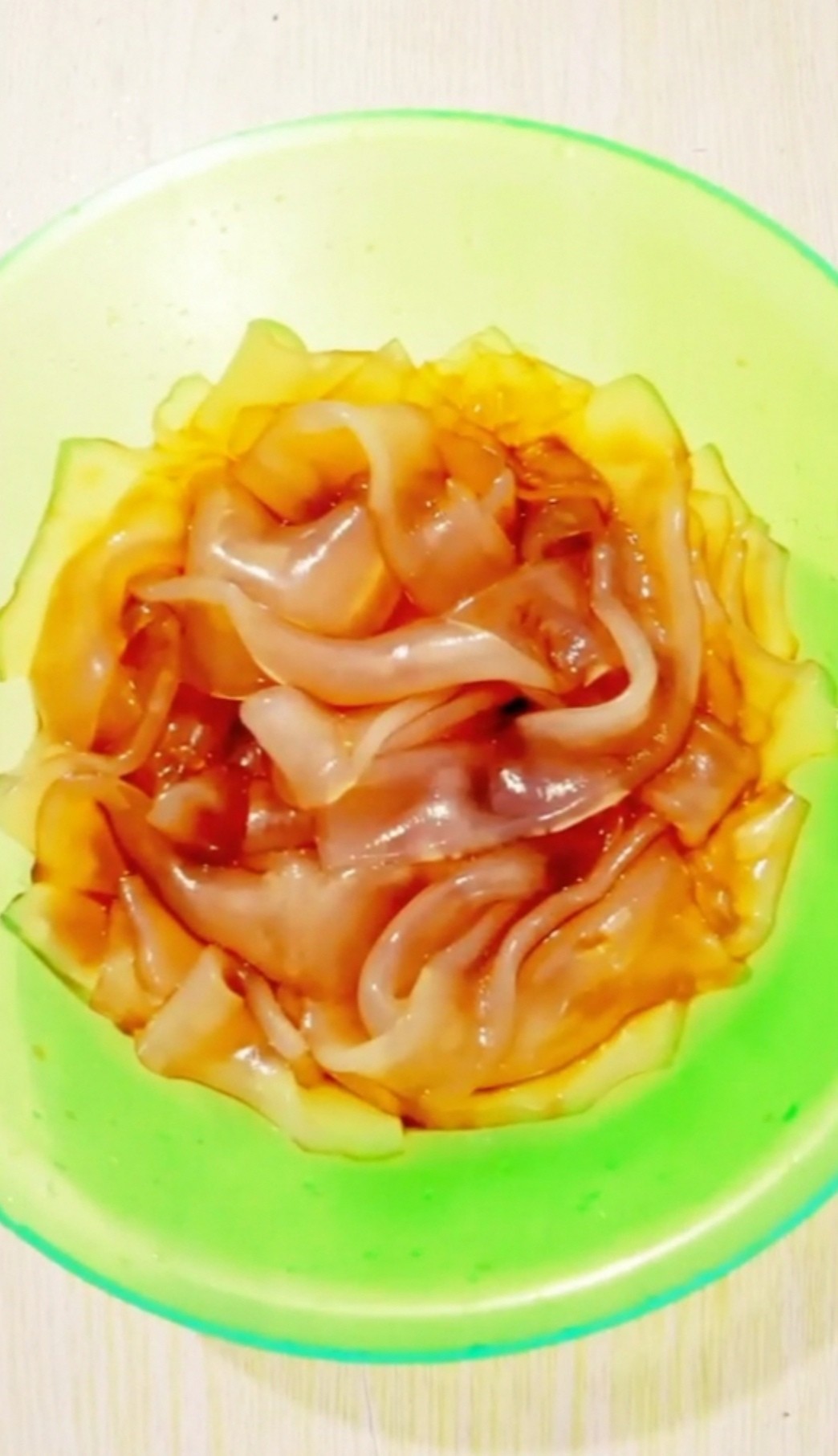 黃瓜絲拌拉皮的做法-酸甜味拌菜譜