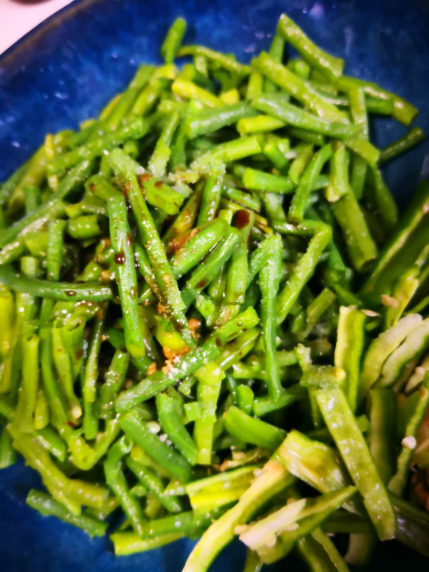 豇豆拌花生米的做法-家常味拌菜譜