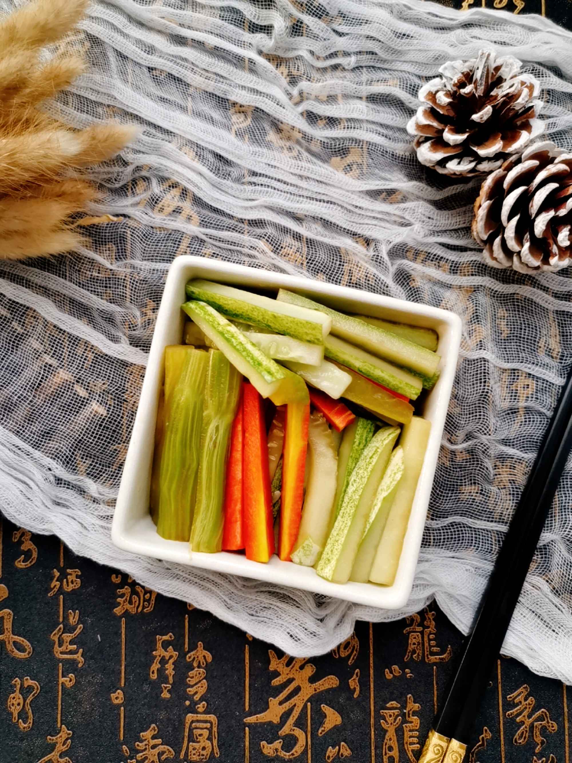 酸爽一夜漬的做法-酸味腌菜譜