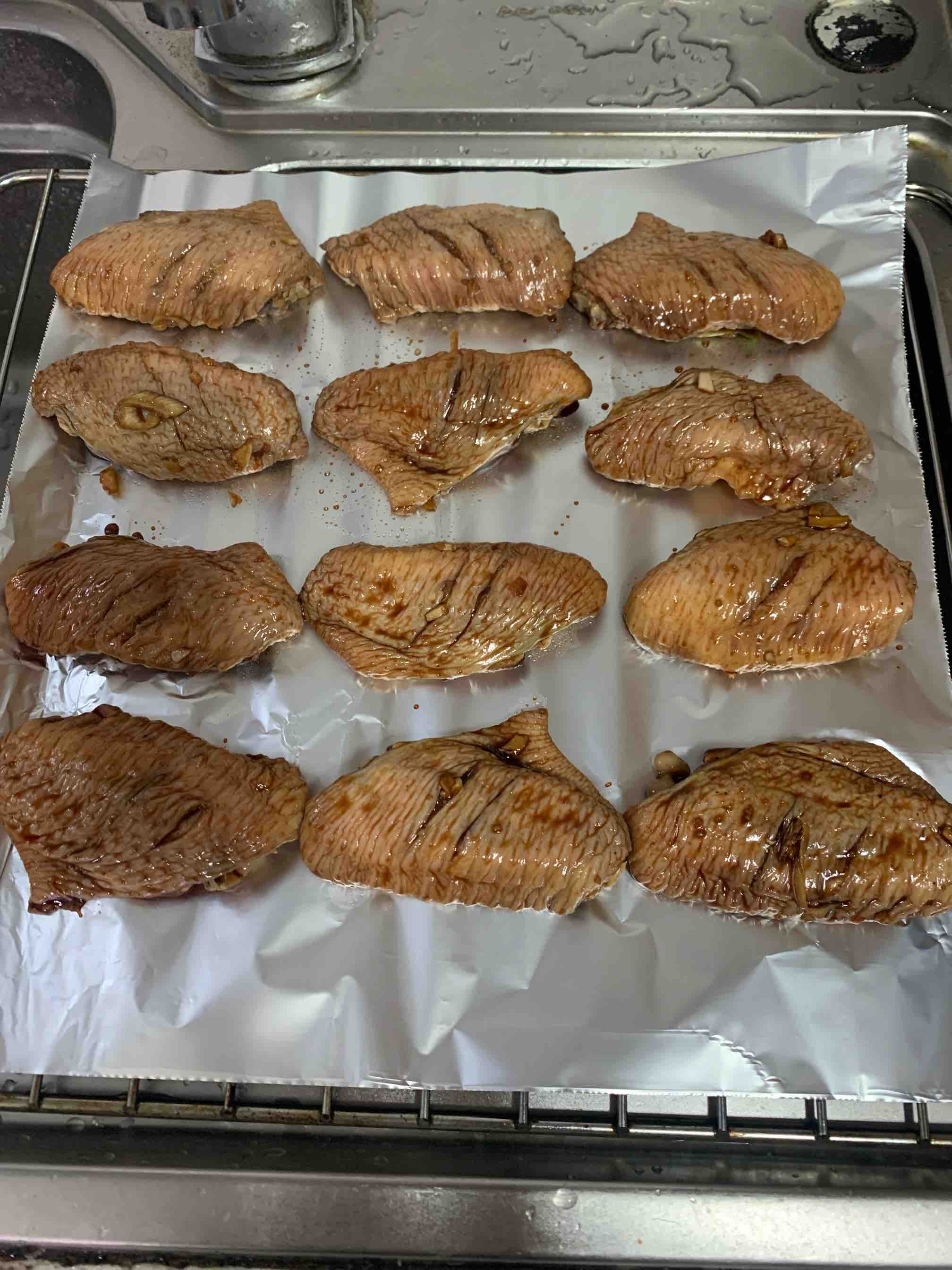 香烤雞翅的做法-家常味烤菜譜