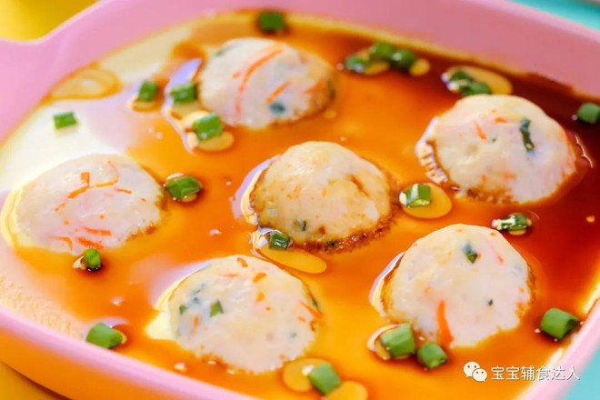 蝦球蒸蛋  寶寶輔食食譜的做法-家常味蒸菜譜