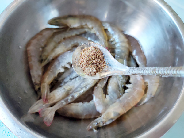 空氣炸鍋版椒鹽蝦的做法-其它口味烤菜譜