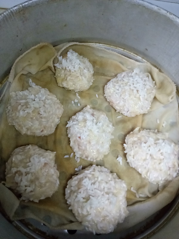 蒸葫蘆糯米丸子的做法-咸鮮味蒸菜譜