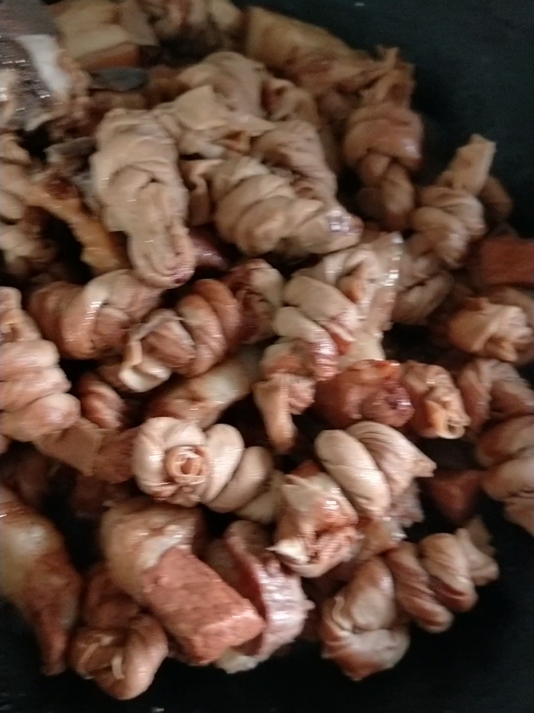 千張結燒肉的做法-家常味煮菜譜