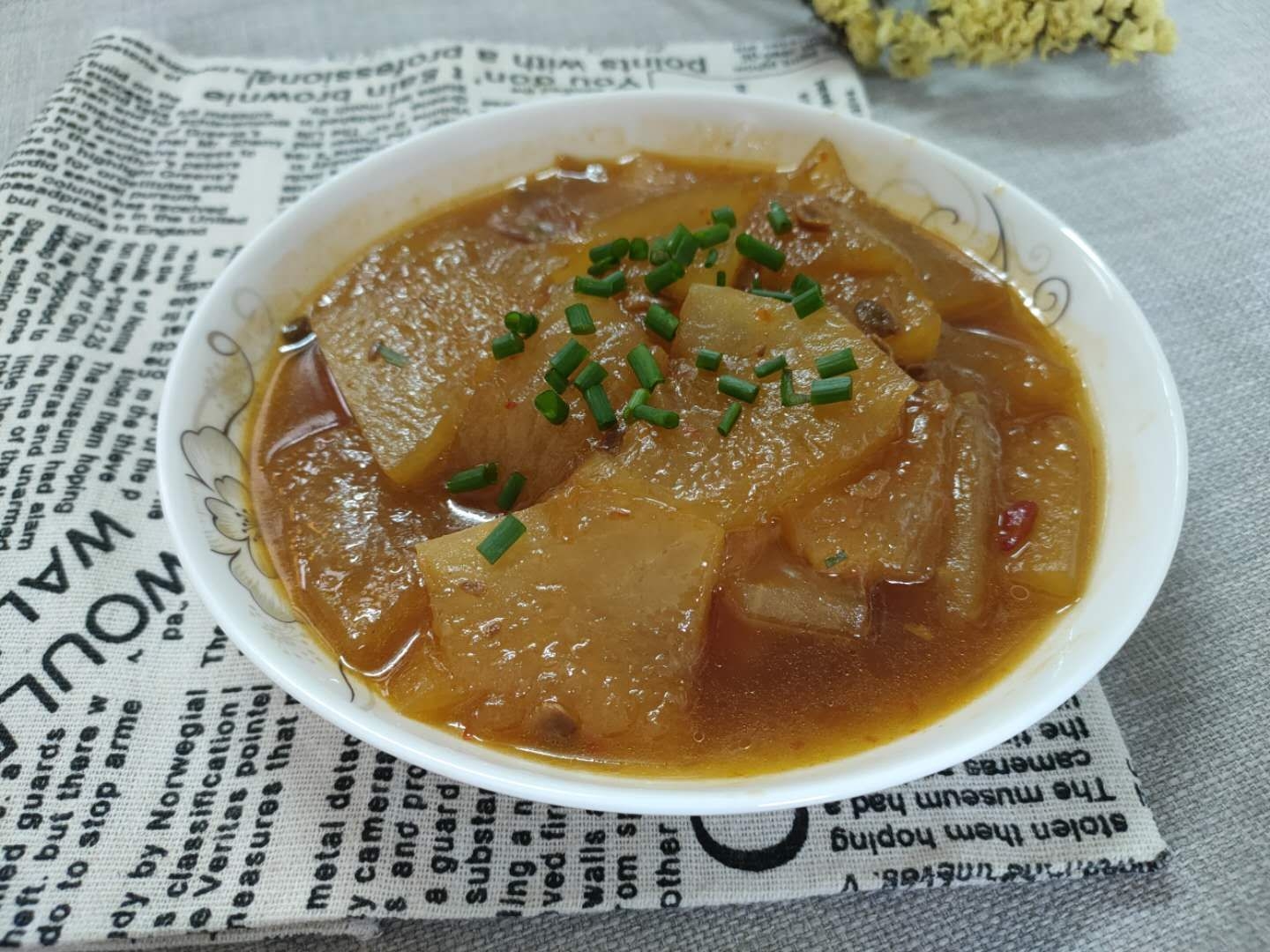 醬燒冬瓜的做法-家常味燒菜譜