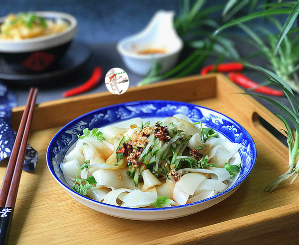 免洗涼皮的做法-家常味蒸菜譜