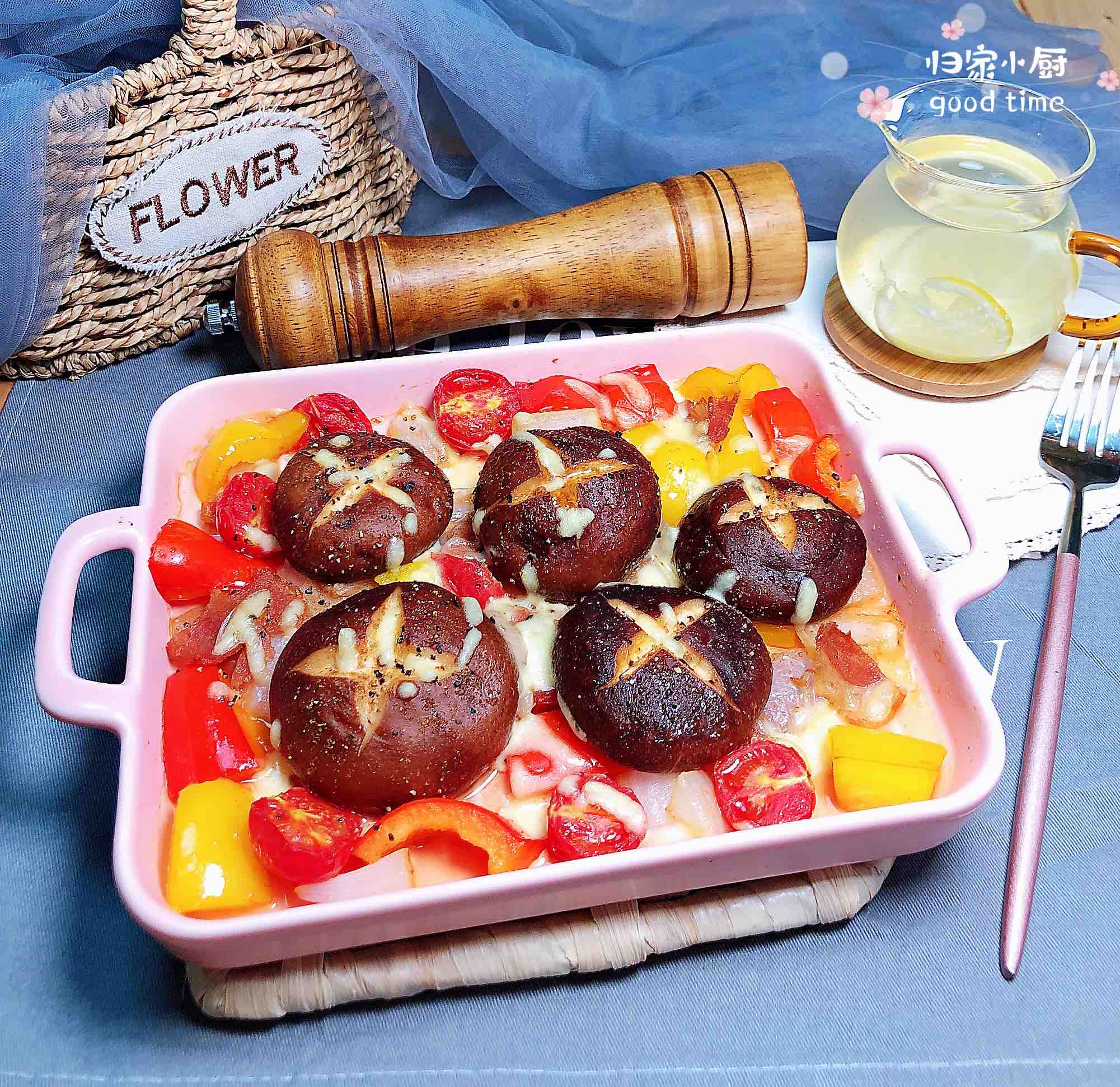 孜然烤香菇的做法-其它口味烤菜譜