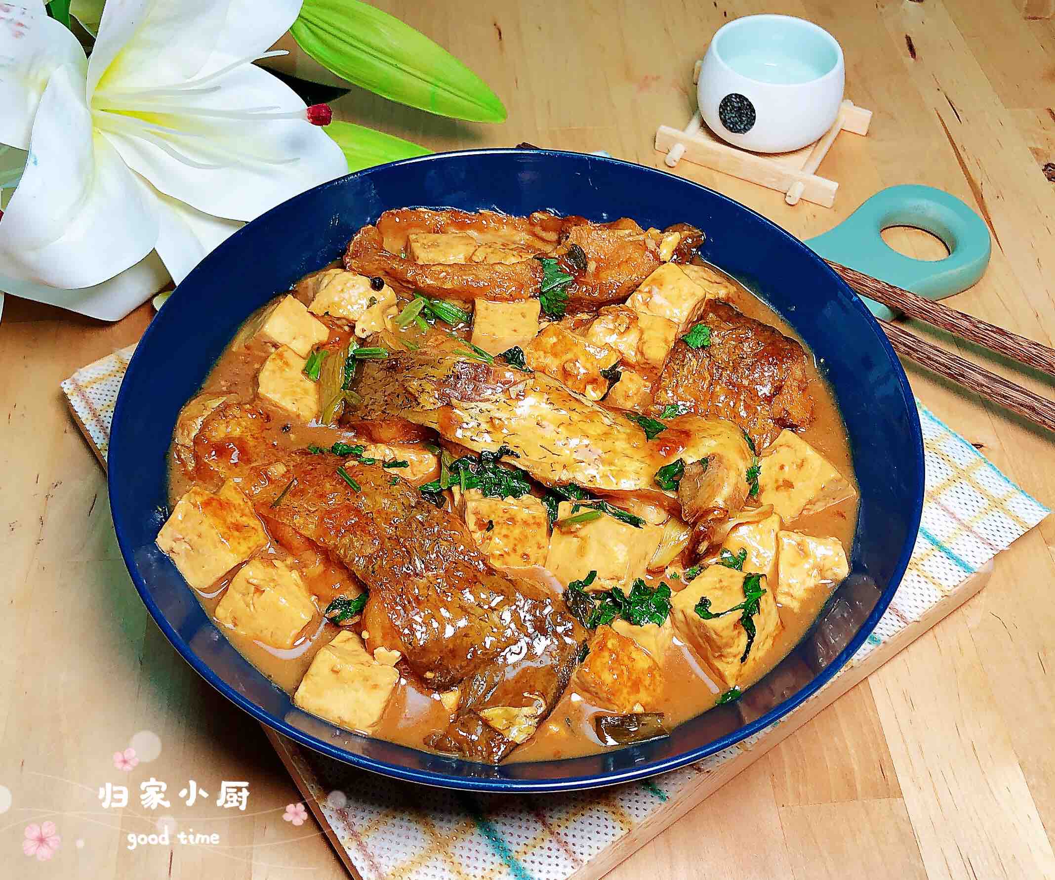 紅燒魚塊豆腐的做法-咸鮮味燉菜譜