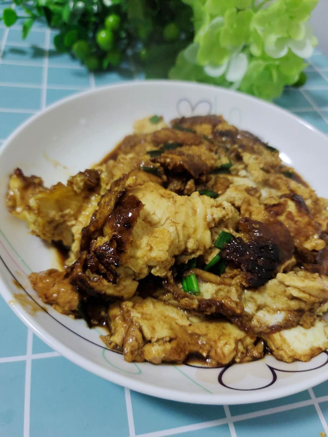 平平無奇但超級下飯的煎雞蛋豆腐的做法-咸鮮味煎菜譜