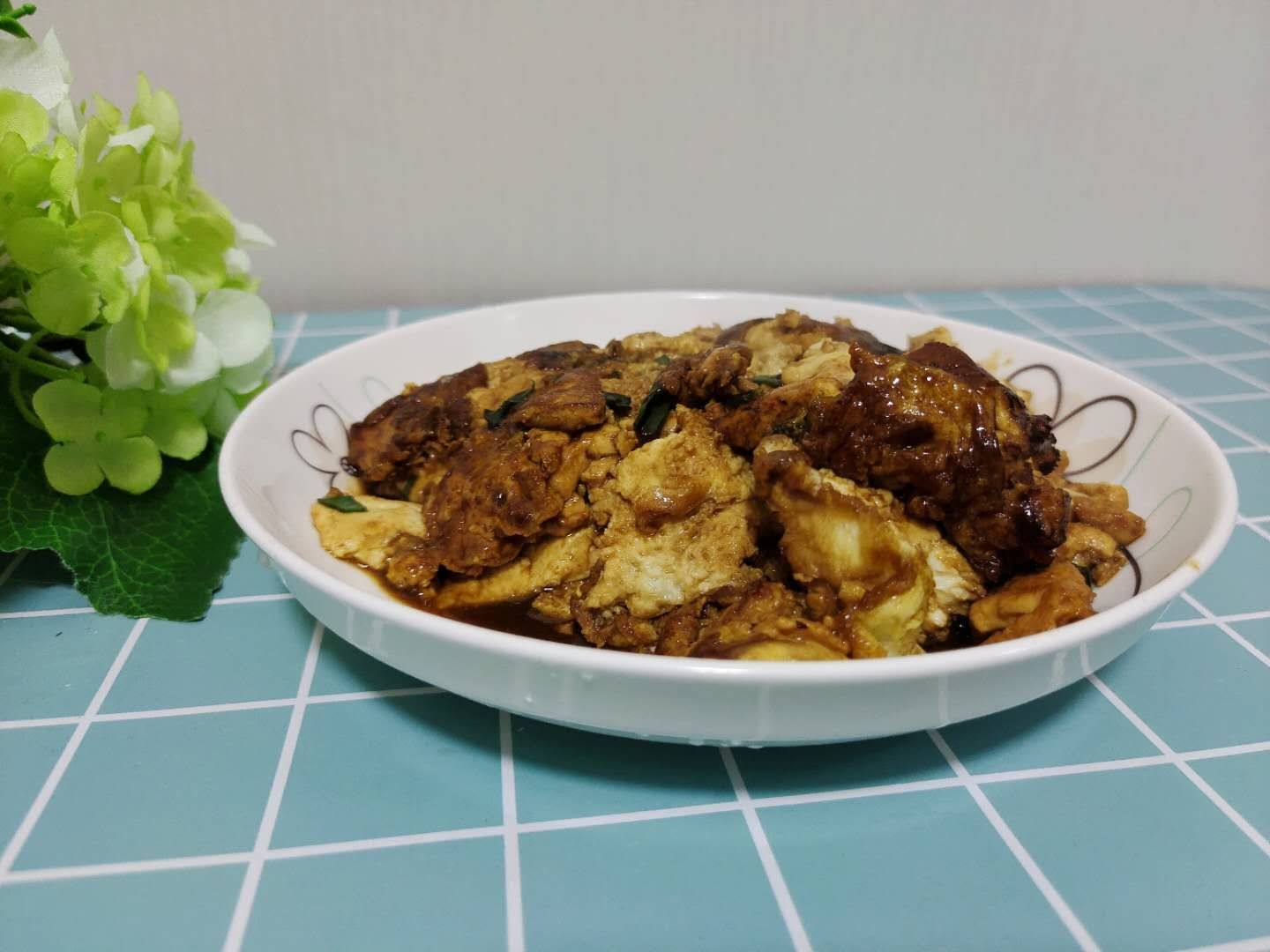 平平無奇但超級下飯的煎雞蛋豆腐的做法-咸鮮味煎菜譜