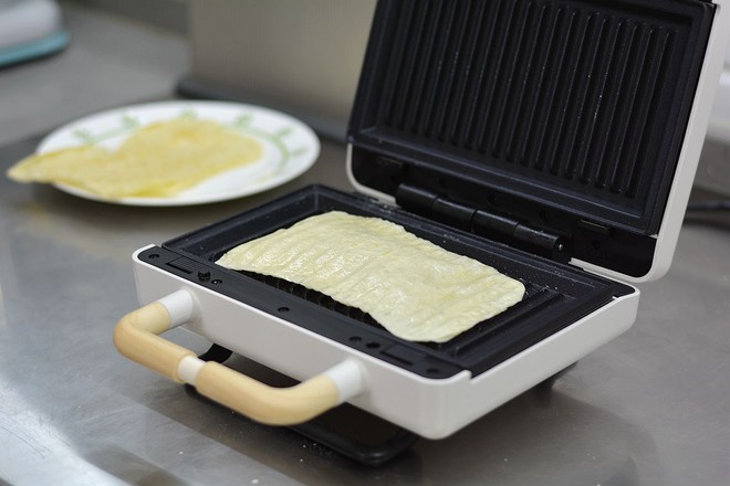 空心餅夾烤肉的做法-黑椒味烙菜譜