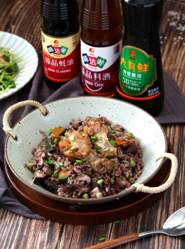 雞翅根雜糧飯的做法-家常味燜菜譜