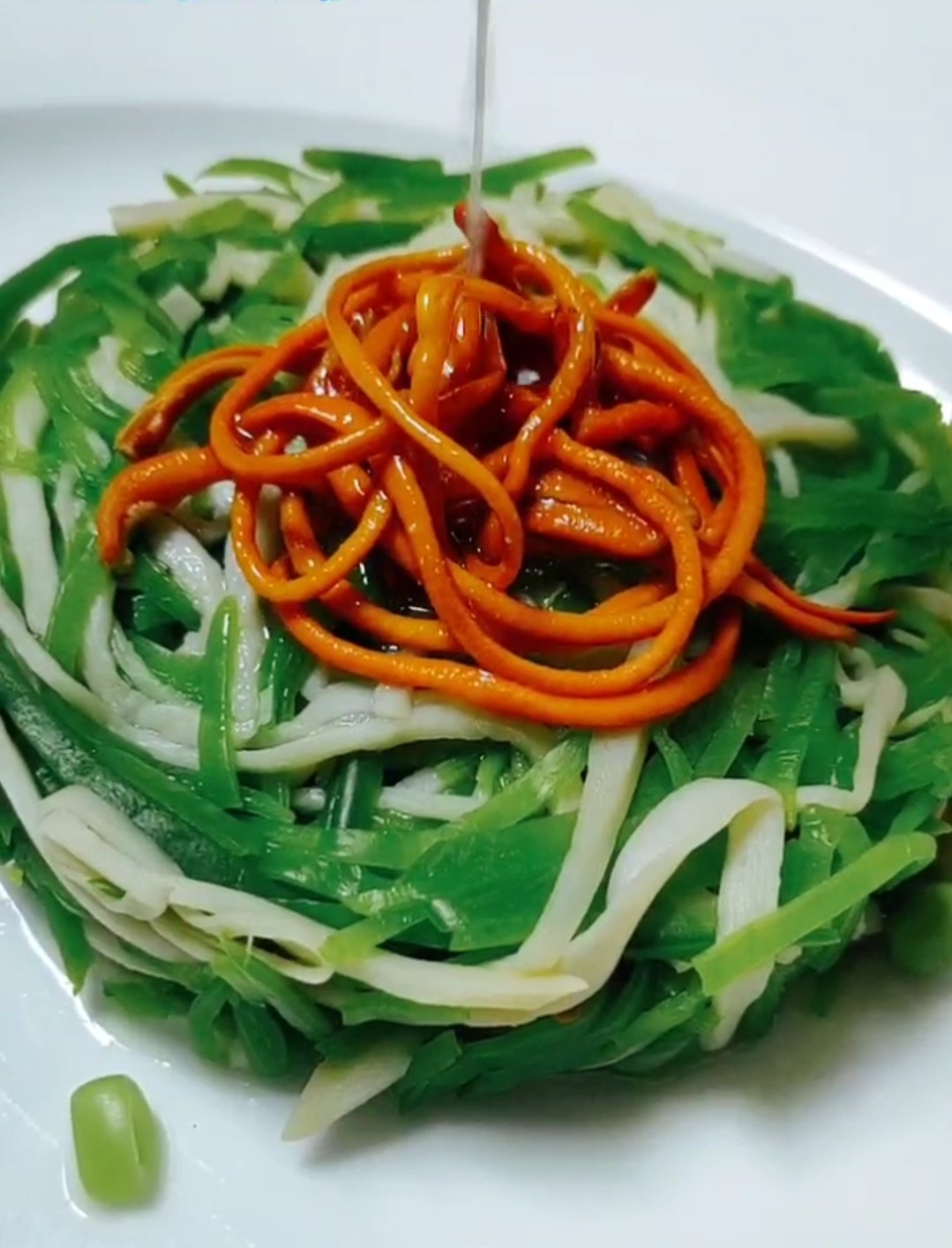 ＃最美不過中秋味＃一青二白的做法-芥末味拌菜譜